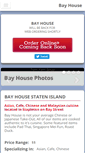 Mobile Screenshot of bayhousemenu.com